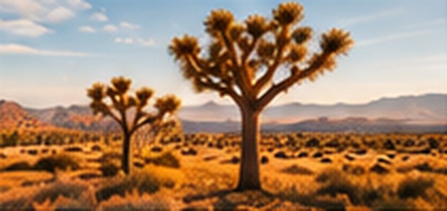 Arbres de Josué dans un parc national